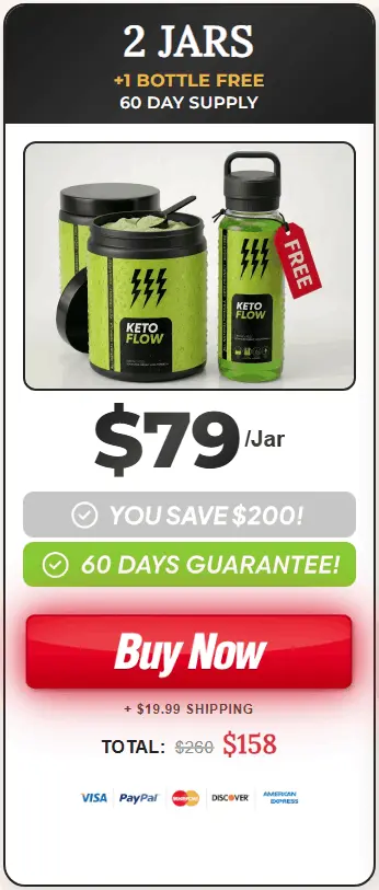KetoFlow 2 bottle 60 day package with discount