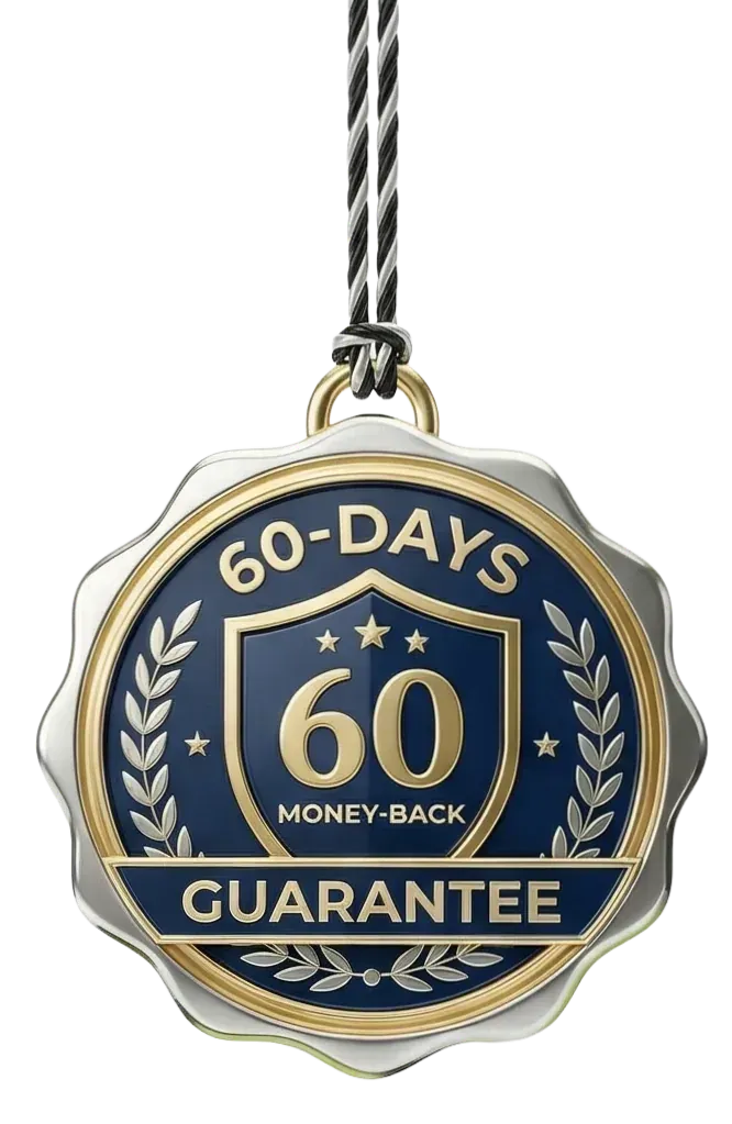 ketoflow 60 day money back guarantee badge