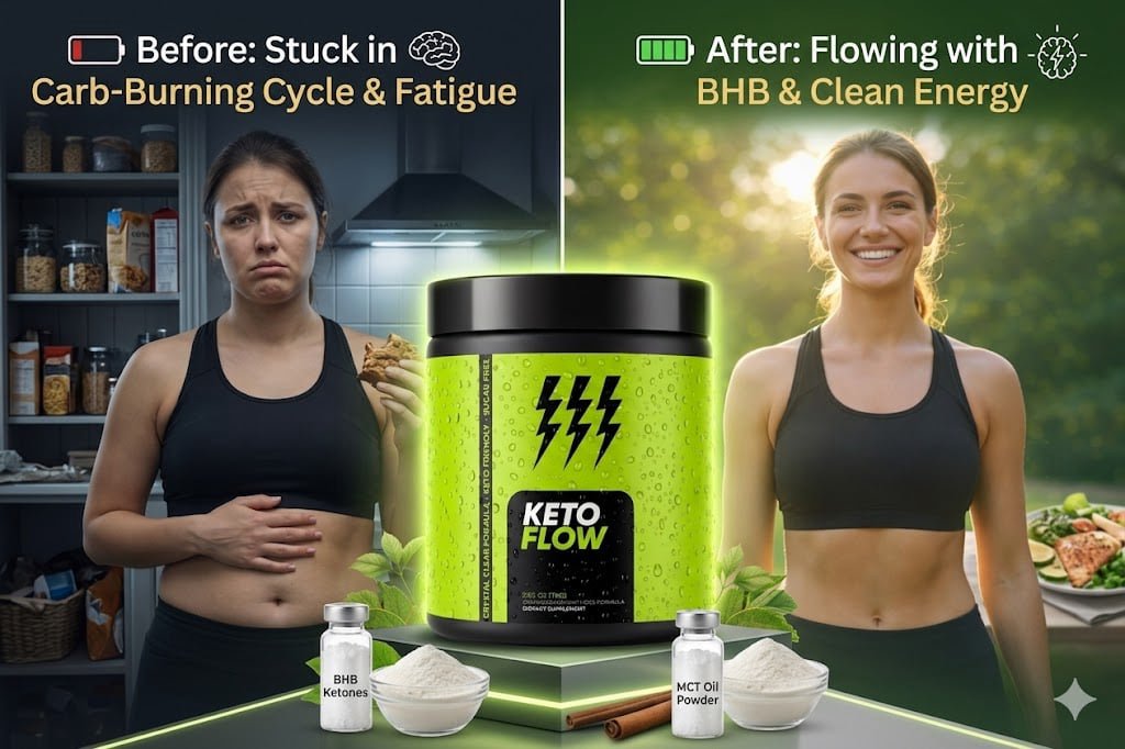 ketoflow before after image of a lady